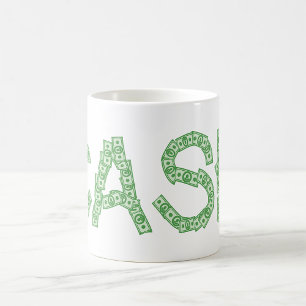 Cash Money Word Green Finance Coffee Mug