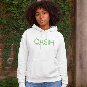 Cash Money Word Green Finance Hoodie