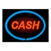 Cash neon. (Front Horizontal)