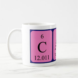 Cash periodic table name mug