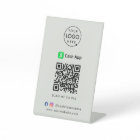 CashApp Payment Tabletop Sign | QR Scan to Pay