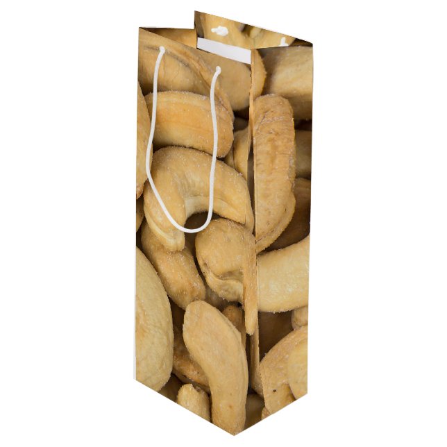 cashew nut pile wine gift bag (Front Angled)