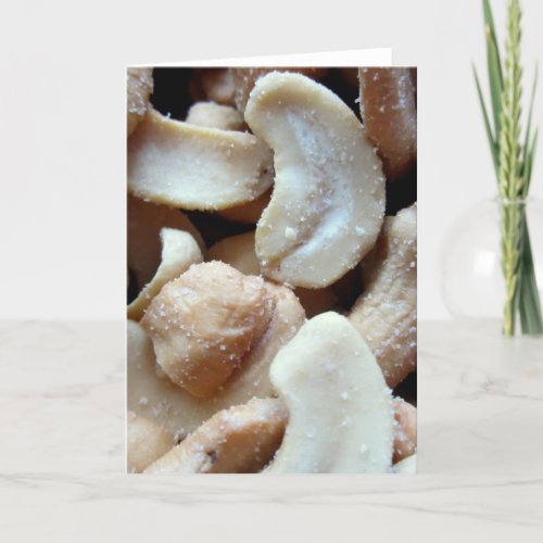 Cashew nuts card