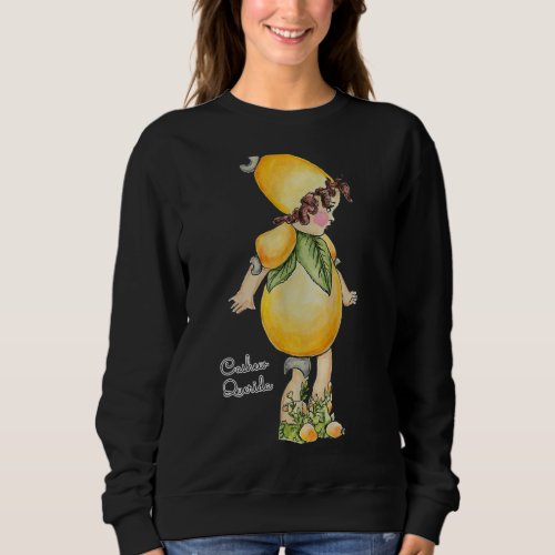 Cashew Querida  Cute Nut Plant People Adorable Art Sweatshirt