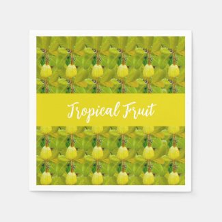 Cashew Tropical Fruit Pattern Birthday