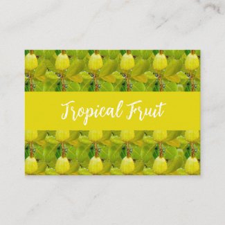Cashew Tropical Fruit Pattern