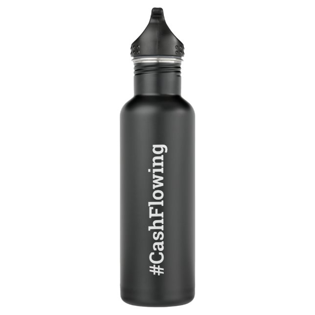Cashflowing Hydrator Stainless Steel Water Bottle (Right)