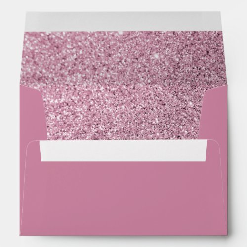 Cashmere Rose Glitter Envelope