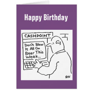 Cashpoint Machine Says "Don't Blow it on Beer"