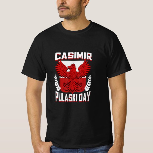 Casimir Pulaski Day Polish T-Shirt (Front)