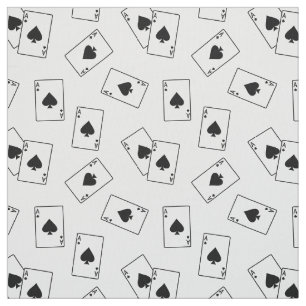 Casino Ace of Spades Lucky Winner Fabric