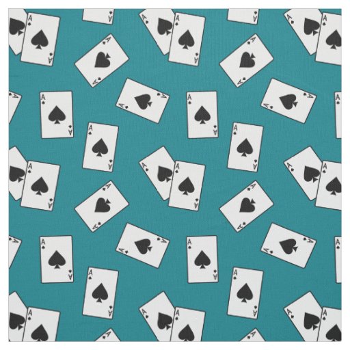 Casino Ace of Spades Lucky Winner Fabric