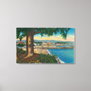 Casino and Pier, Santa CruzSanta Cruz, CA Canvas Print