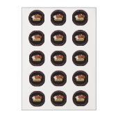Casino Birthday Cupcake Topper - 21st Birthday Edible Frosting Rounds (Sheet)