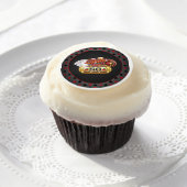 Casino Birthday Cupcake Topper - 80th Birthday Edible Frosting Rounds (Cupcake)