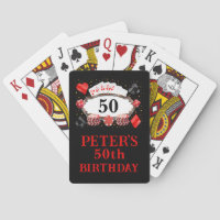 Casino Birthday Party Favors Playing Cards