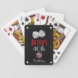 Casino Birthday Party Favors Playing Cards at Zazzle