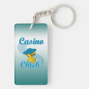 Casino Chick #3 Keychain