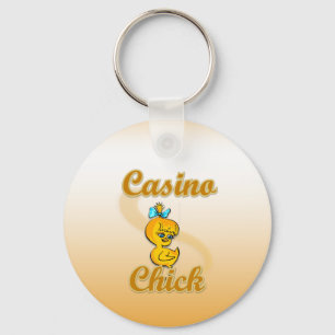 Casino Chick Keychain