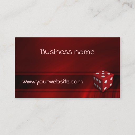 Customizable Casino Chip Business Card Templates