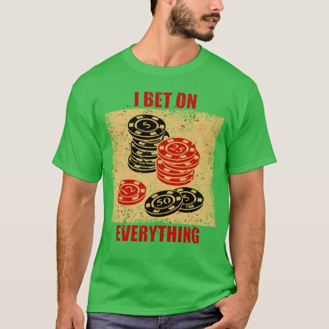 Casino Chips Casino Game family T-Shirt (Front)