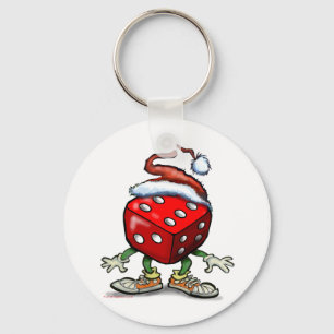 Casino Christmas Keychain