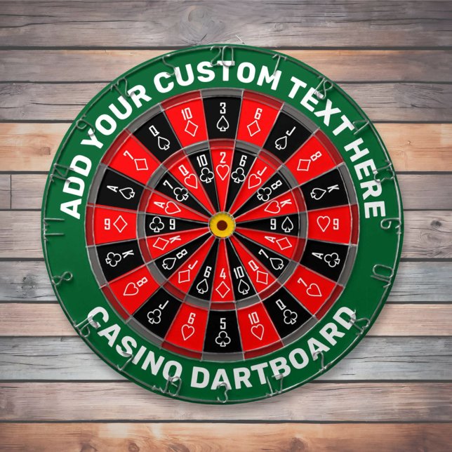Casino Dartboard with Custom Text (Creator Uploaded)