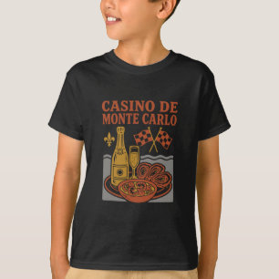 Casino De Monte Carlo Souvenir Monaco Food And Tra T-Shirt