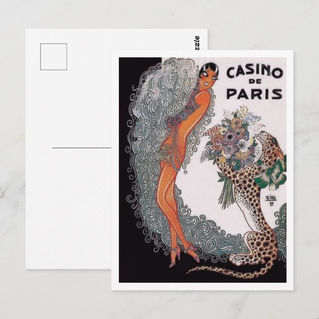 Casino de Paris - Josephine Baker (1930) Postcard (Front/Back)