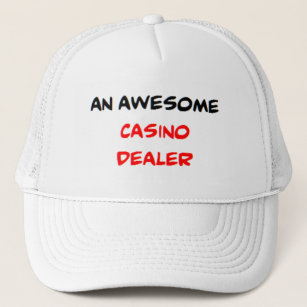 casino dealer, awesome trucker hat