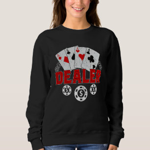 Casino Dealer Halloween Costume Shirt Poker Gambli