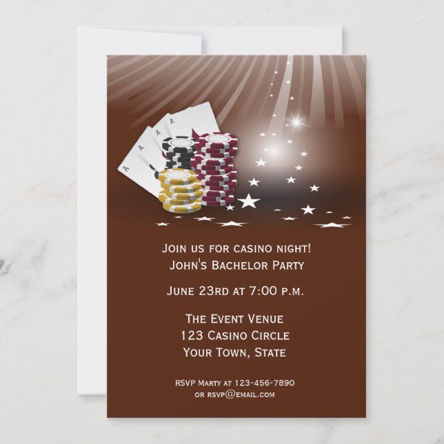 Casino Event Invitation (Front)