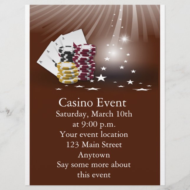 Casino Flyer (Front)