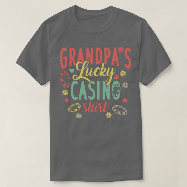 Casino Funny Gambling T-Shirt (Design Front)