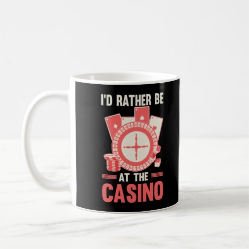 Casino Gambler Funny Poker Roulette lover Coffee Mug