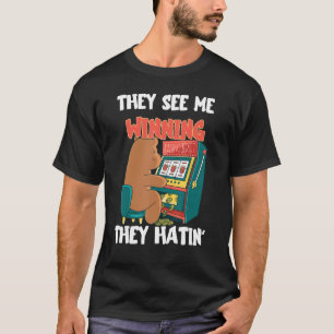 Casino Gambling Machine Gambling Hall Free Spins 1 T-Shirt