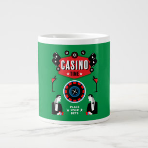 Casino Gambling Poker Roulette  Giant Coffee Mug