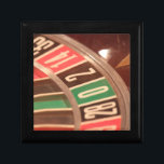 Casino Gambling Roulette Wheel Vintage Retro Style Gift Box<br><div class="desc">A close up image of a gaming casino roulette wheel with large numbers. The colors are reminiscent of retro designs from the fifties and the  numbers have a faded vintage look to them.</div>