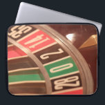 Casino Gambling Roulette Wheel Vintage Retro Style Laptop Sleeve<br><div class="desc">A close up image of a gaming casino roulette wheel with large numbers. The colors are reminiscent of retro designs from the fifties and the  numbers have a faded vintage look to them.</div>