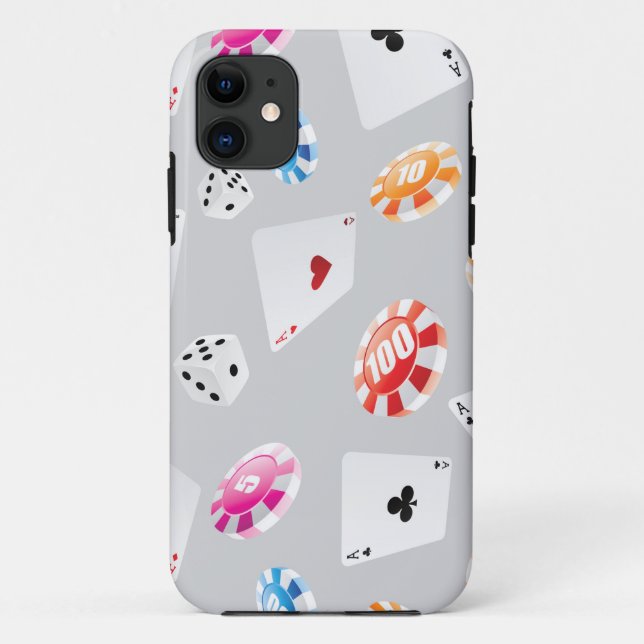 Casino, Games accessories pattern 8 Case-Mate iPhone Case (Back)