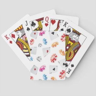 Casino, Games accessories pattern Poker Cards