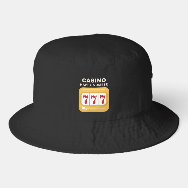 Casino Happy Number  Bucket Hat (Front)