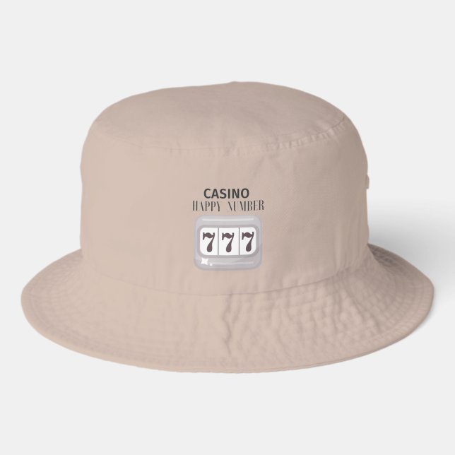 Casino Happy Number  Bucket Hat (Front)