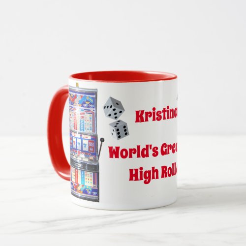 Casino High Roller Slot Machine Mug