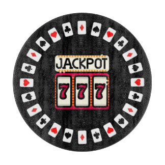 Casino Hit the Jackpot 777 Cutting Board