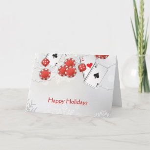 Casino Holiday Card