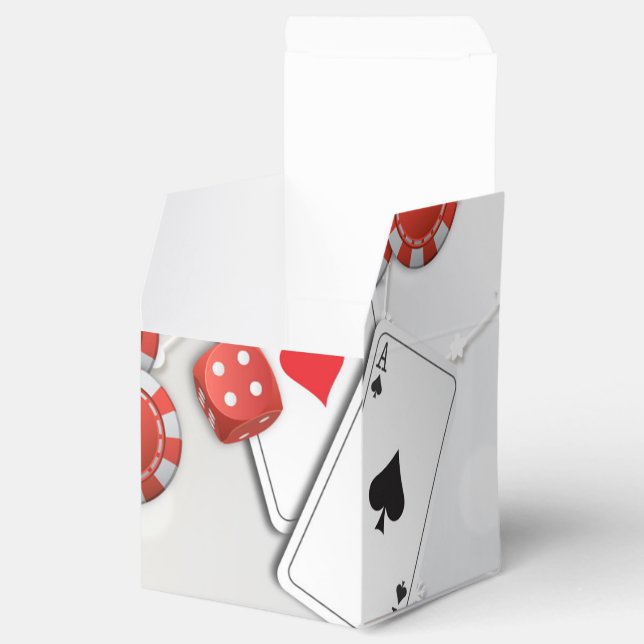 Casino Holiday Favor Boxes (Opened)