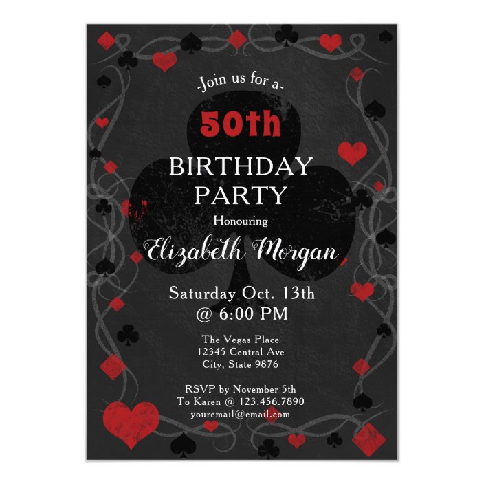 Casino themed 50th birthday party favors Casino themed 50th birthday party favors