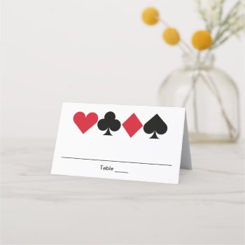 Casino Las Vegas Birthday Personalized Place Card by PurplePaperInvites at Zazzle