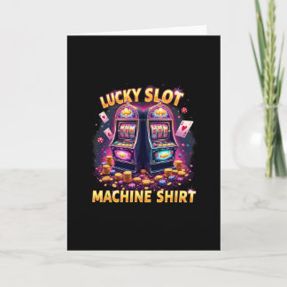 Casino Las Vegas Gambling Lovers Lucky Slot Machin Card